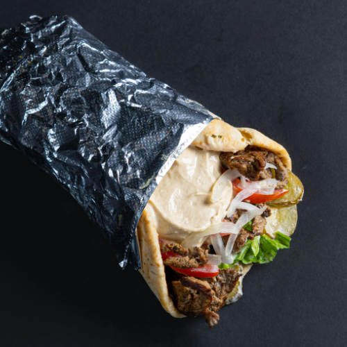 Chicken Wrap with Fries